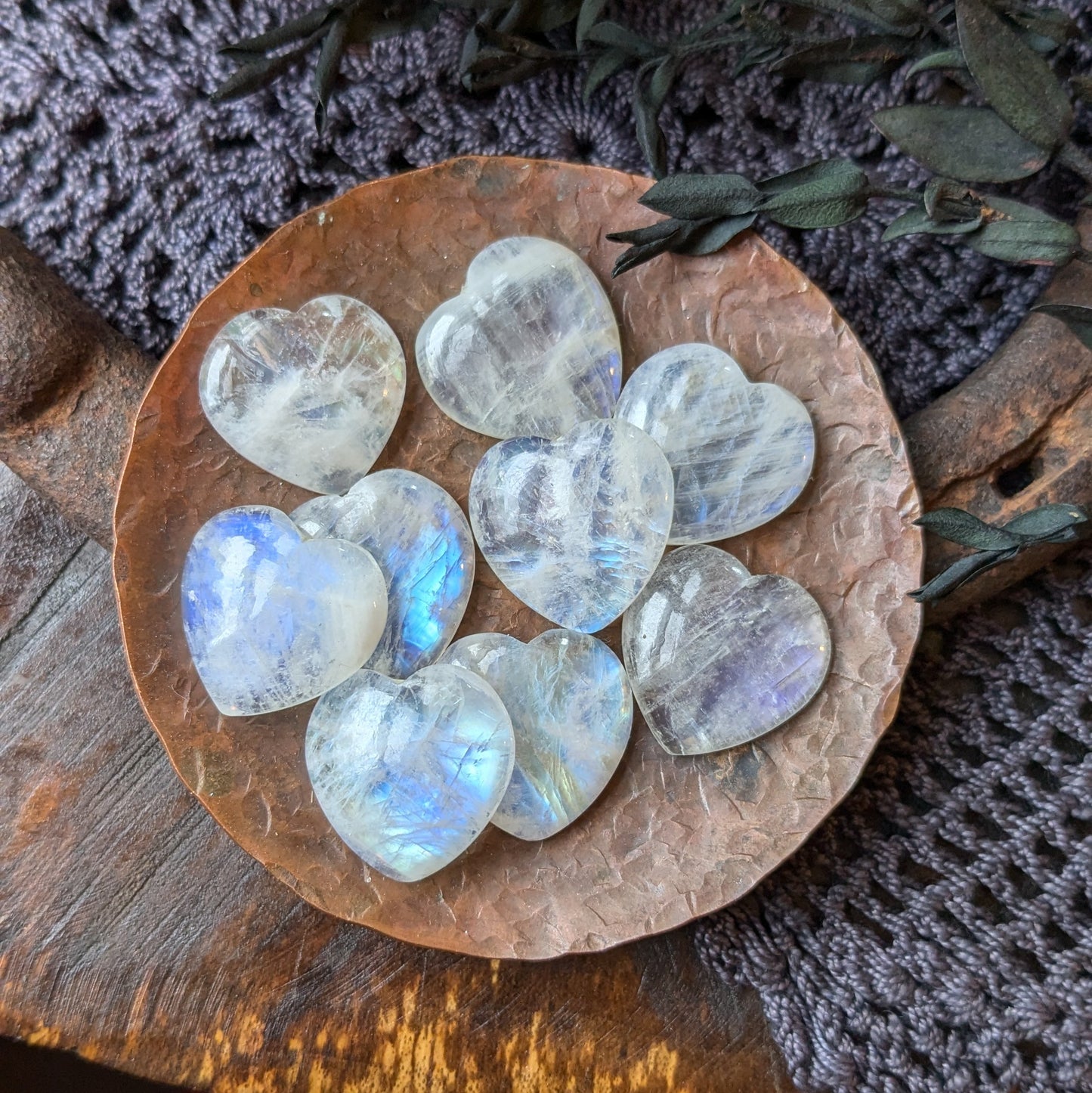 MOONSTONE HEART Necklace | 925 Sterling Silver Blue Flashing White Moonstone Heart Toggle Necklace | Fancy Inverted Heart Gallery Bezel