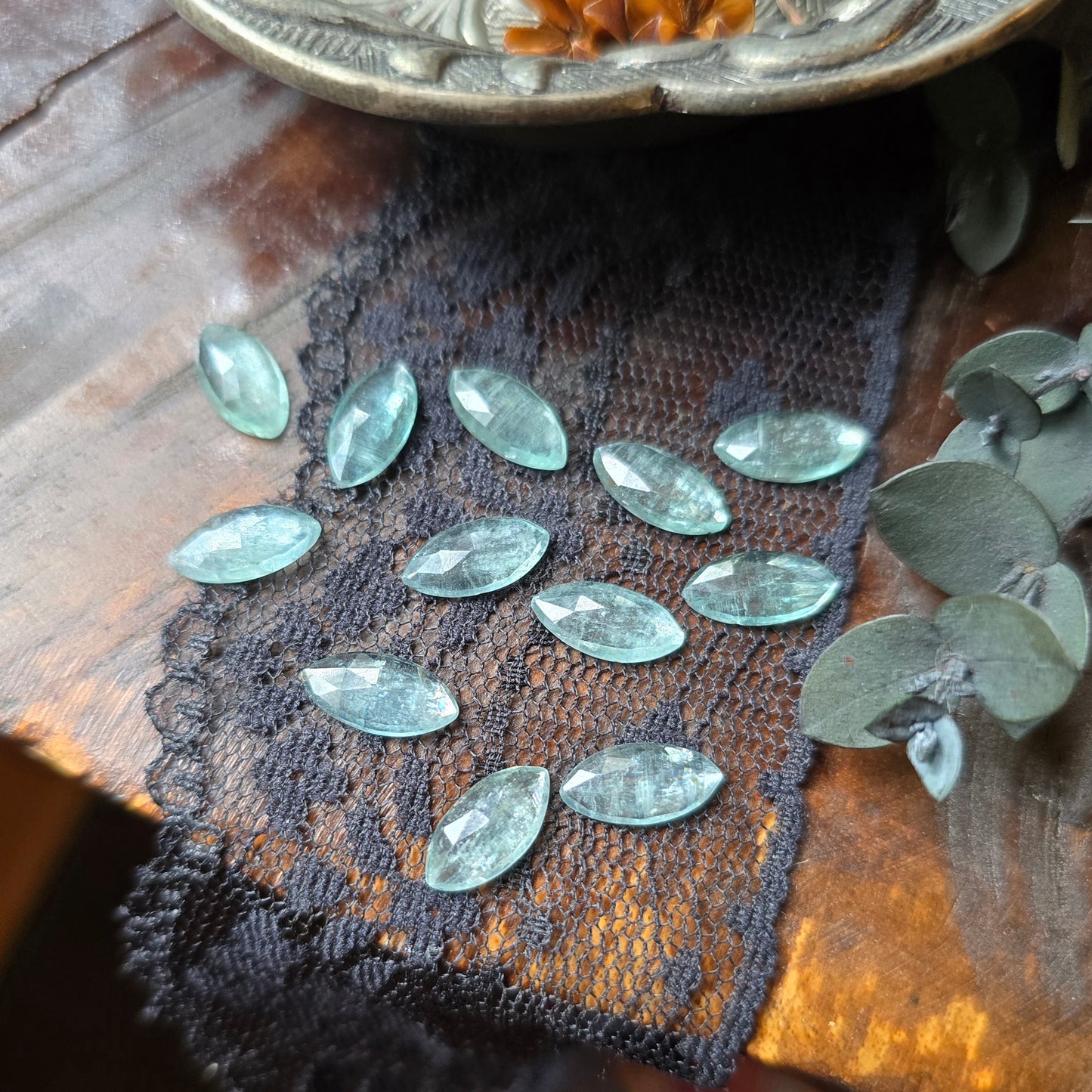 KYANITE BUTTERFLY Necklace | Rose Cut Faceted Paraiba Kyanite Handcrafted Tribal Butterfly Oxidized Sterling Silver Pendant Necklace