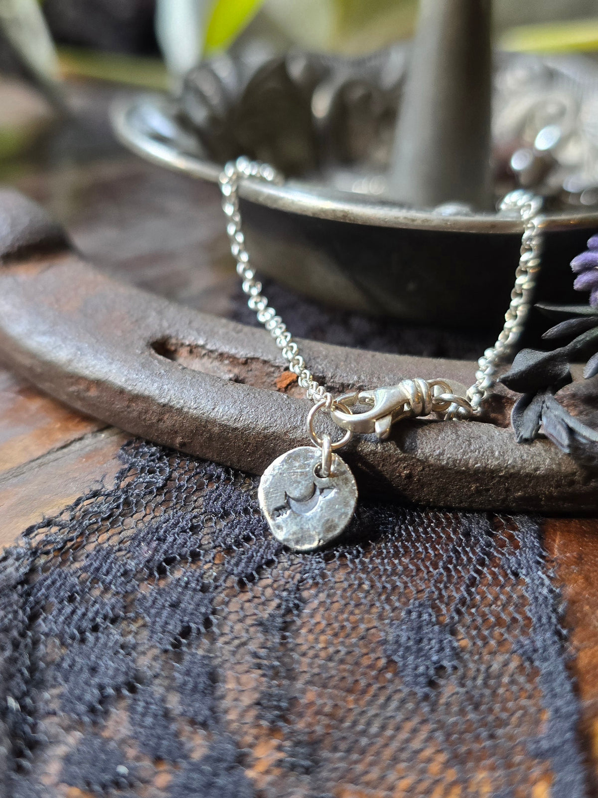 SUNSTONE SUN Necklace | Handcrafted Mixed Metal 925 Sterling Silver & 14k Gold Filled Golden Reflective Schiller Sparkling Sunstone