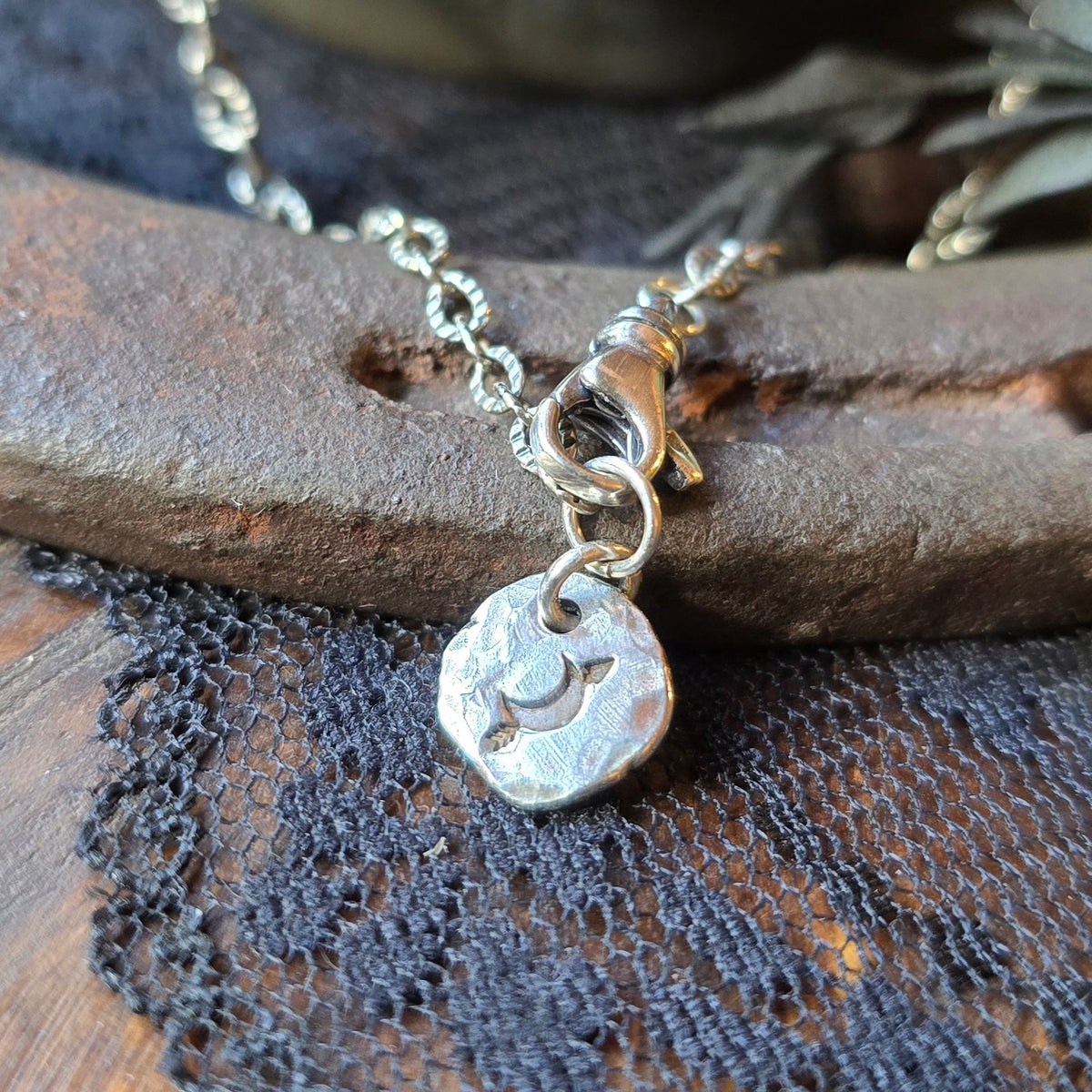 KYANITE LILLY PAD Pendant Necklace | Handcrafted 925 Sterling Silver & 14k Gold Filled Rose Cut Emerald Green Faceted Kyanite Necklace