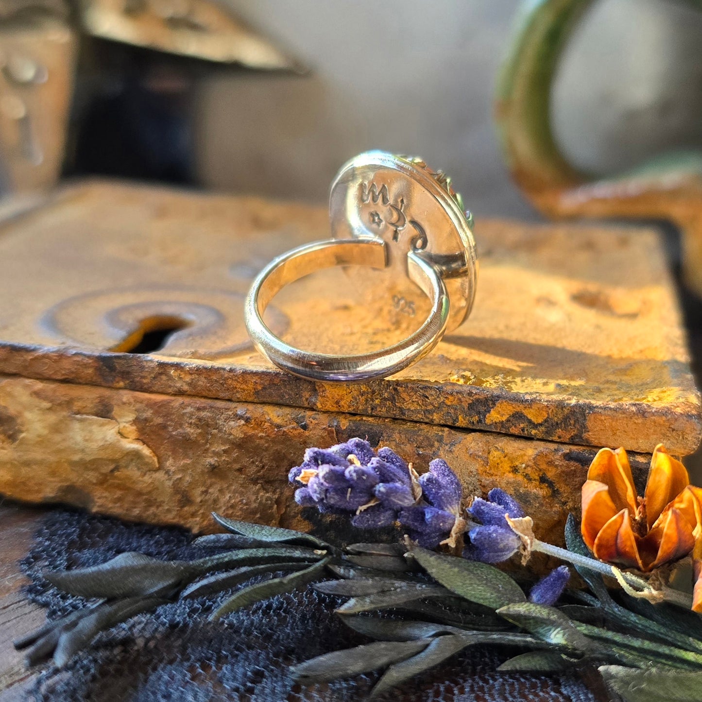CARNELIAN Ring | Precious 925 Sterling Silver Natural Orange 11 Carat Carnelian Ring Scalloped Swag Fancy Bezel