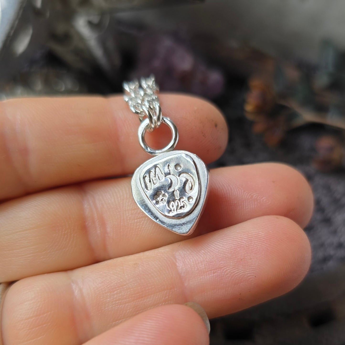 TANZANITE Necklace | Glowing Purple Tanzanite Heart 925 Sterling Silver Pendant Necklace | Genuine Tanzanian Tanzanite Clover Chain