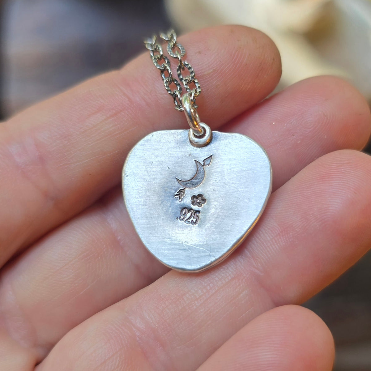 CARNELIAN HEART Necklace | Handcrafted 925 Sterling Silver Faceted Rose Cut Natural Carnelian Heart Pendant